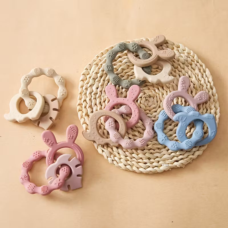 Triple teething toy