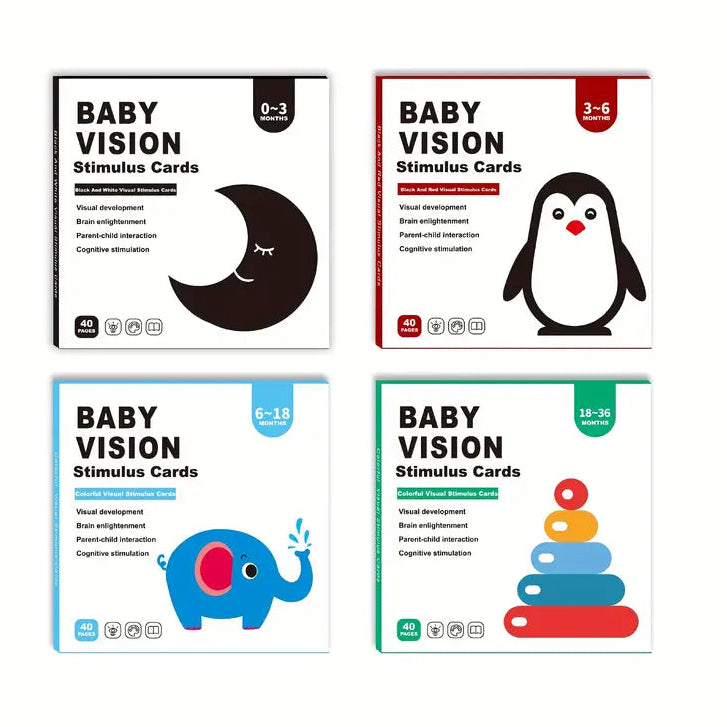 Baby vision stimulation cards