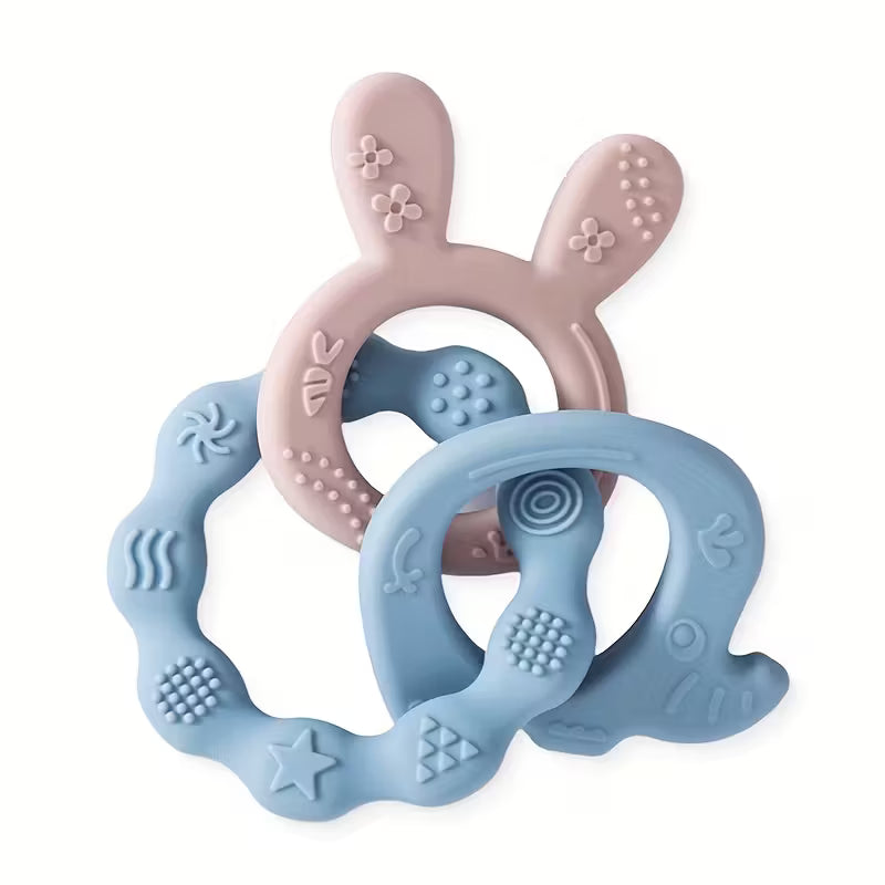 Triple teething toy