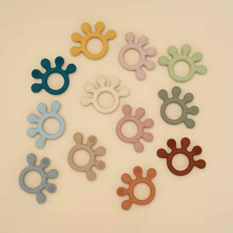 Hand-shaped teething toy