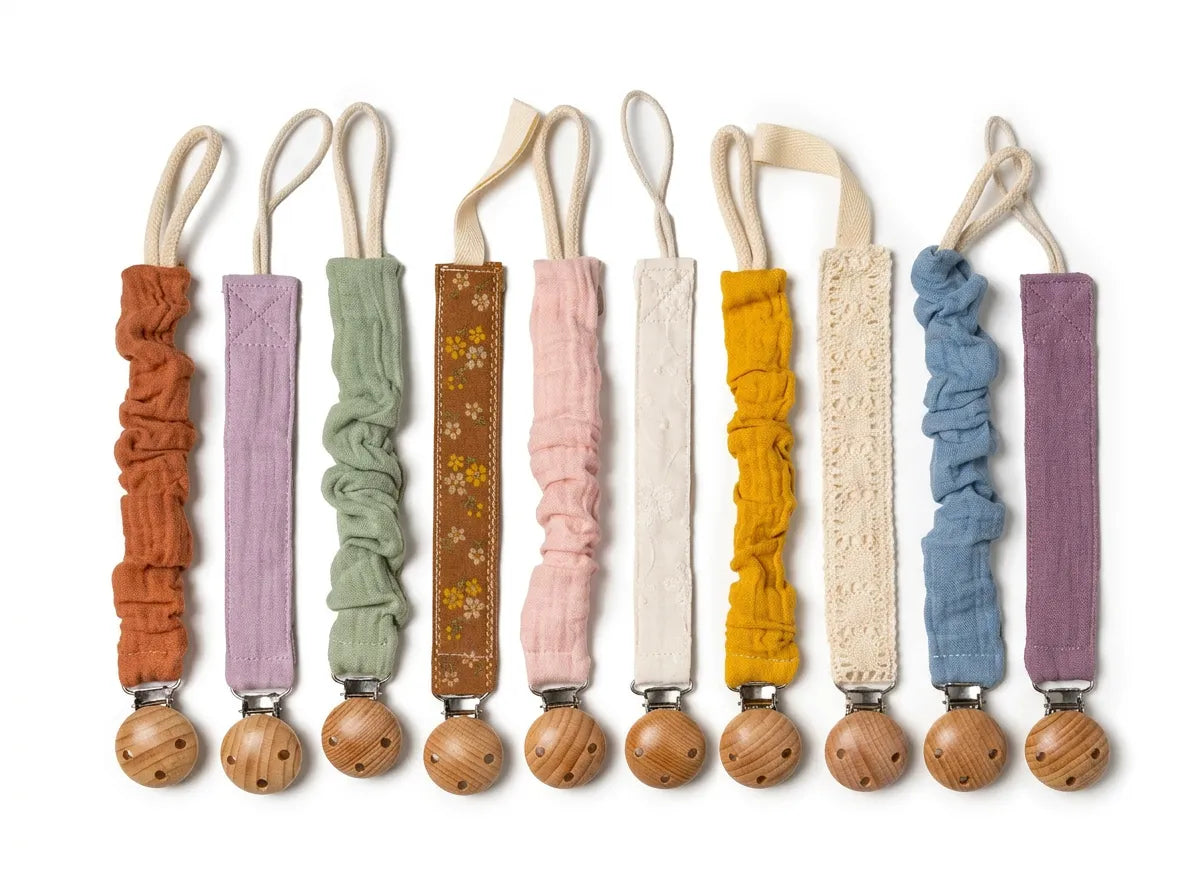 Pacifier clips