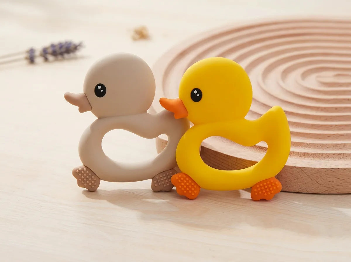 Duck teething toy