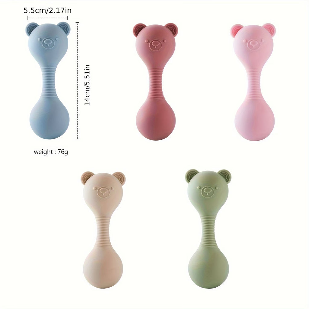 Silicone Teddy Bear Rattle