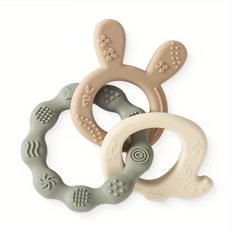 Triple teething toy