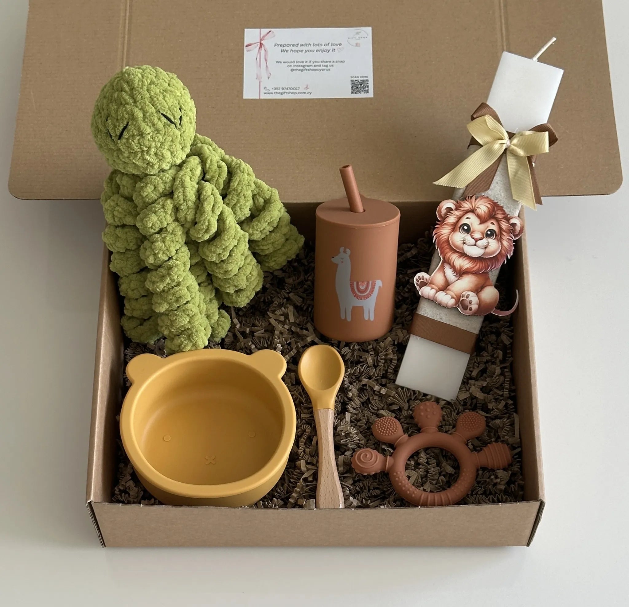 Safari baby gift set