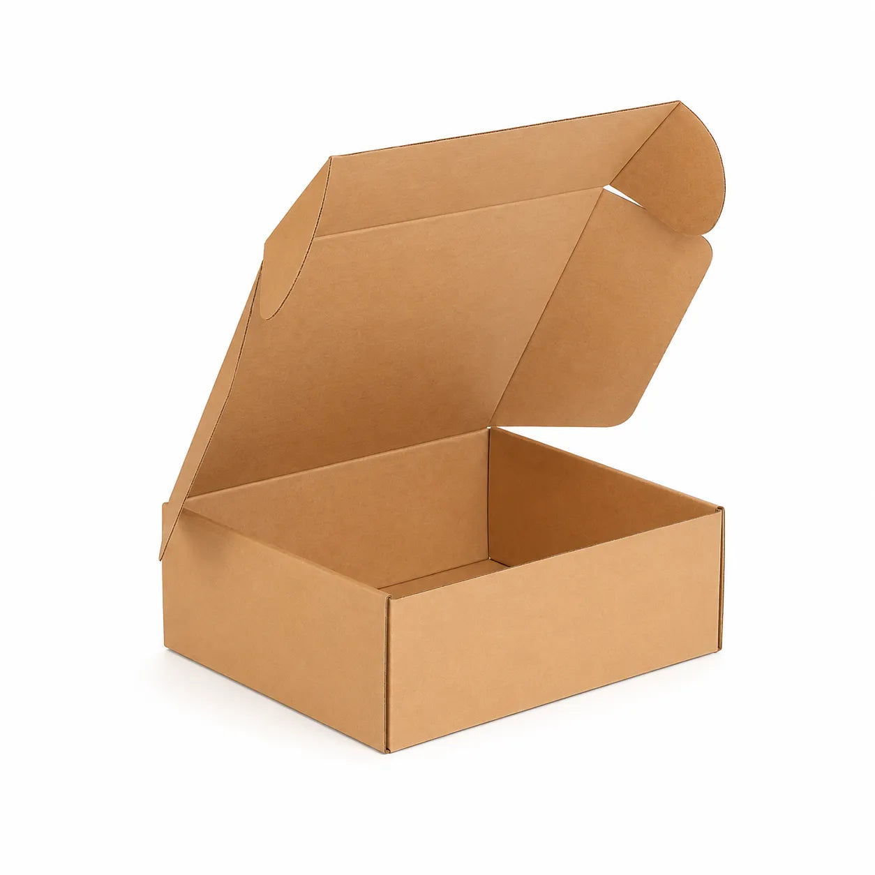 Kraft box wrapped with ribbon