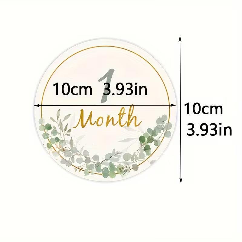 Leafy milestone cards