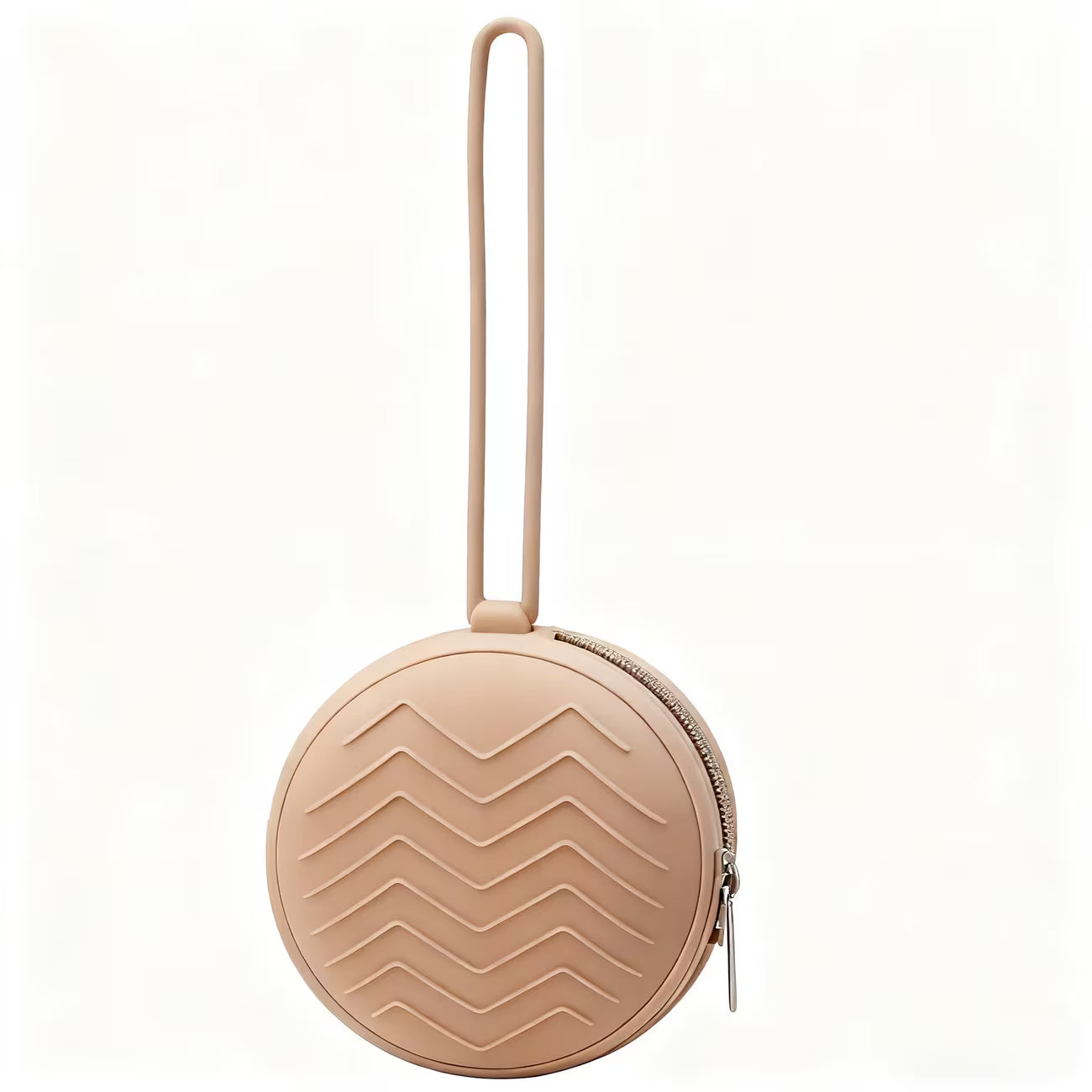 Pacifier case with zipper