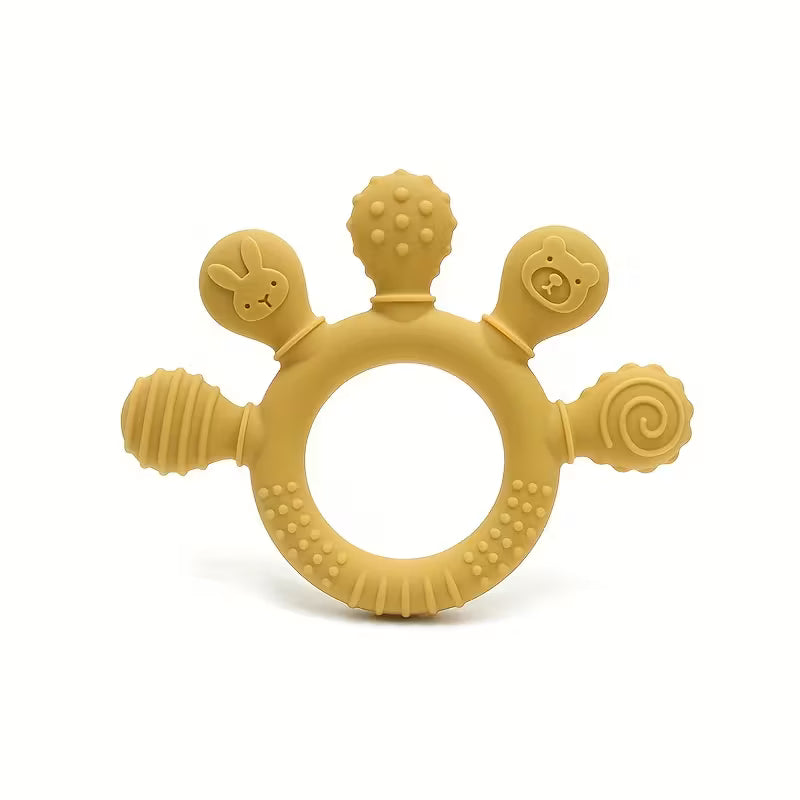 Hand-shaped teething toy