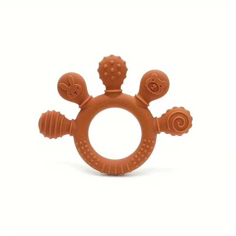 Hand-shaped teething toy