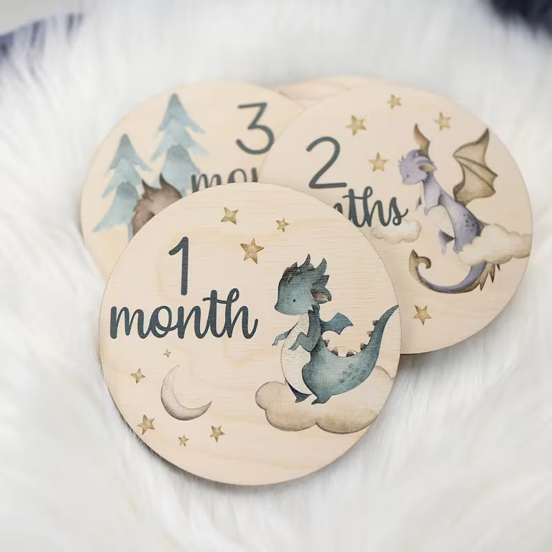 Little dragons milestone cards