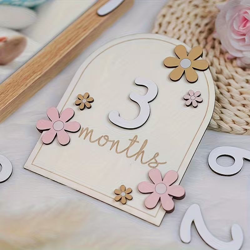 Flowers milestone cards