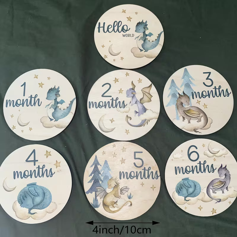 Little dragons milestone cards