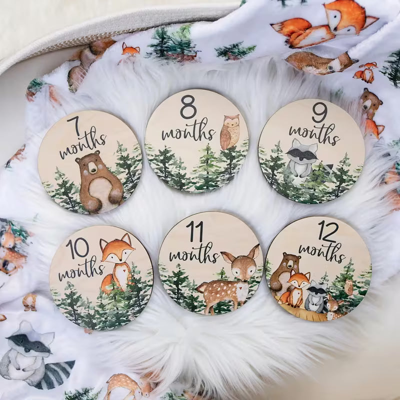 Animals milestone cards
