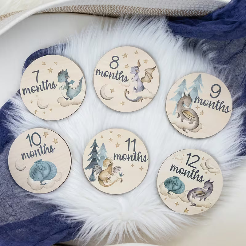 Little dragons milestone cards