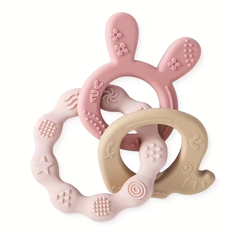 Triple teething toy