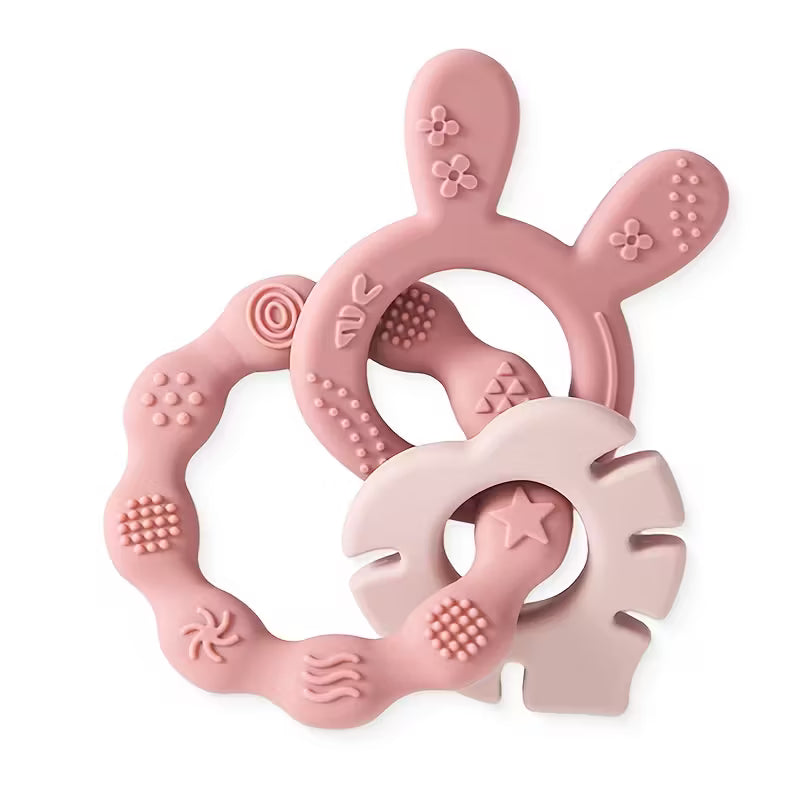 Triple teething toy