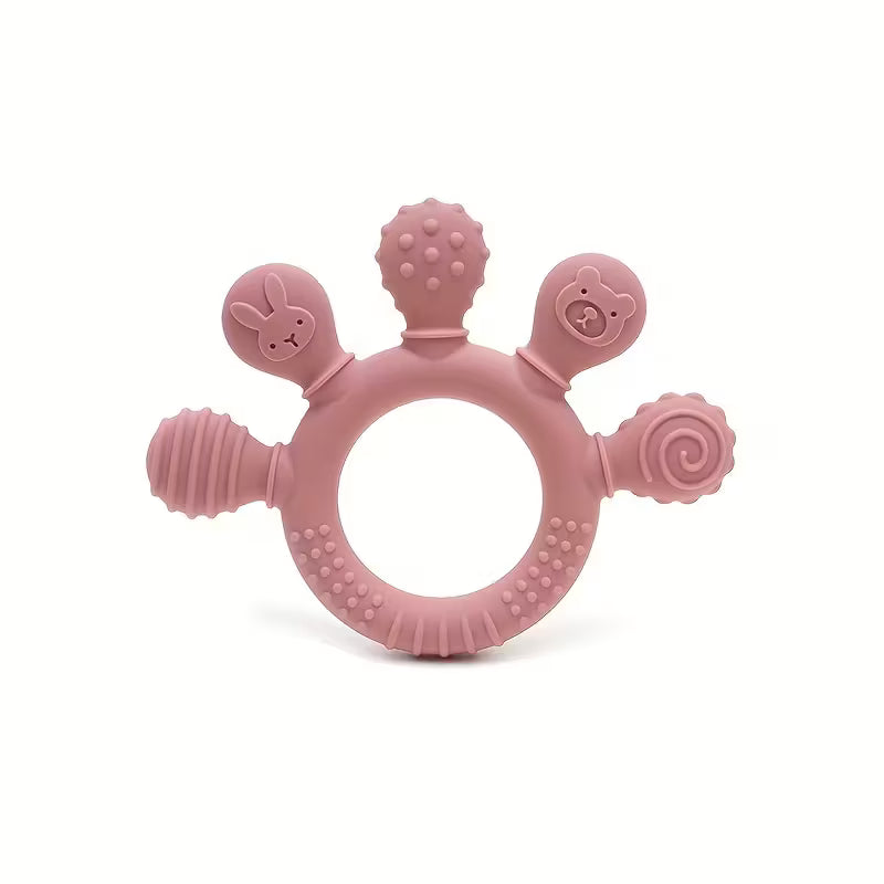 Hand-shaped teething toy