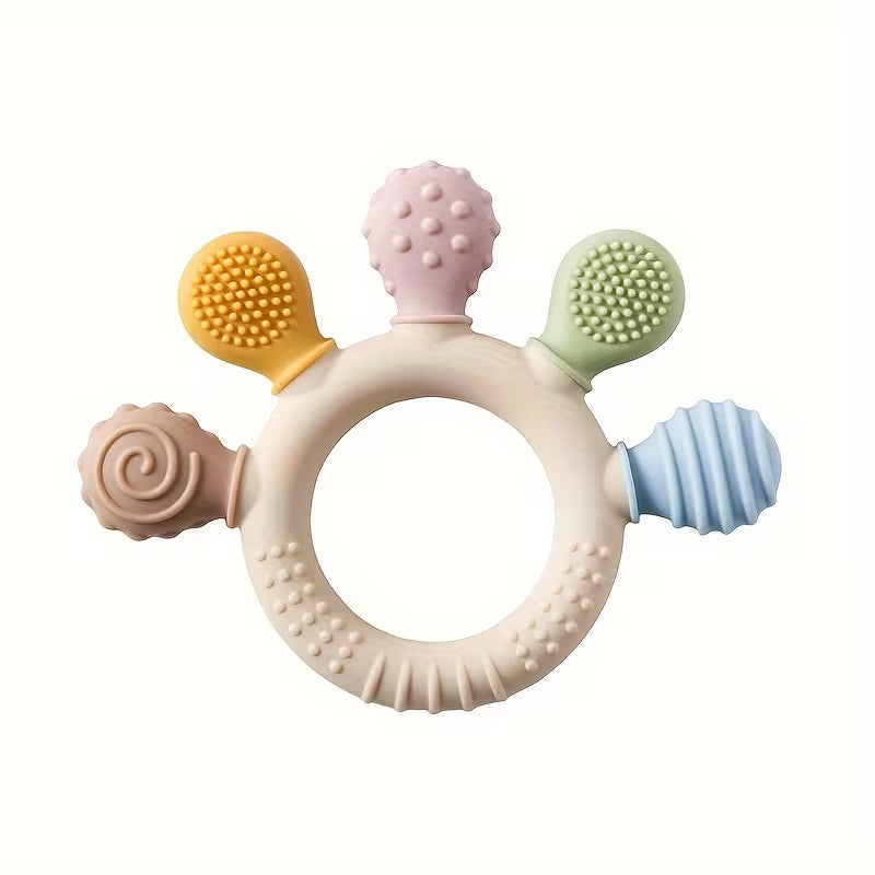 Rainbow teething toy