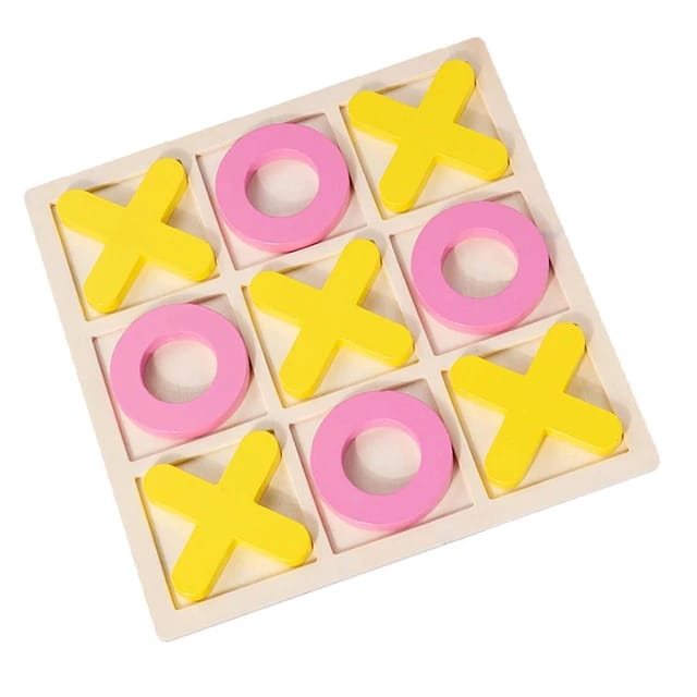 Wooden Small Tic Tac Toe